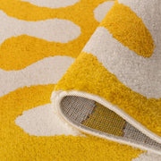 Joli Doodle Yellow & White Rug