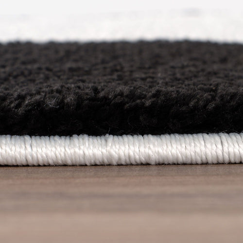 Joli Checkered Black & White Rug