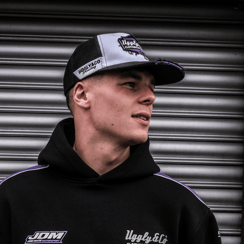 Purple Diamond Trucker Hat x JDM Racing