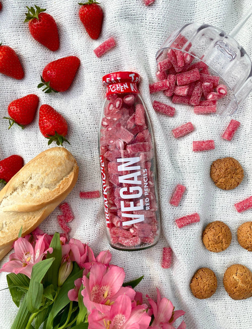 "Just For You" Vegan Strawberry Pencils – 350g