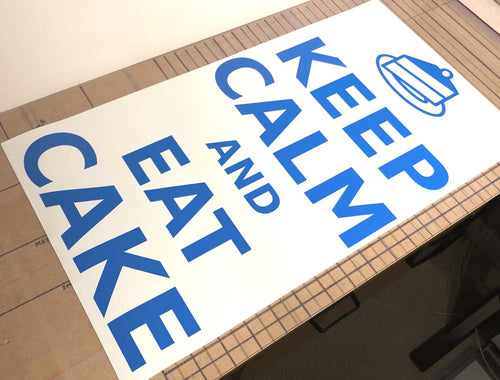 Keep Calm and Eat Cake Wall Sticker