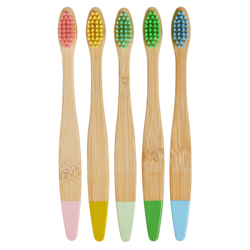 Kids Bamboo Toothbrush | 5 Pack
