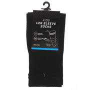 Sock Stack Kids Leg Sleeve Socks Black Over-Calf Compression Sleeves Breathable Moisture-Wicking