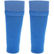 Sock Stack Blue Youth Size Kids Leg Sleeve Socks Fits Over Calf Shin Pads Compression
