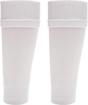 Sock Stack Kids Leg Sleeve Compression Socks White Fits Over Calf Shin Pads Breathable Durable