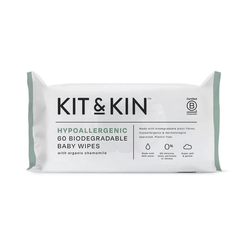 Kit & Kin Biodegradable Baby Wipes – Gentle, Sustainable & Hypoallergenic