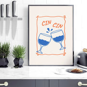 Kitchen Artwork | Set of 3 Italian Lifestyle Wall art Prints