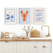 Kitchen Gallery Walls | Set of 3 Italian Lifestyle Wall art Prints
