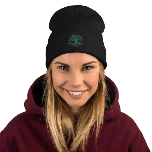 Roots Embroidered Beanie