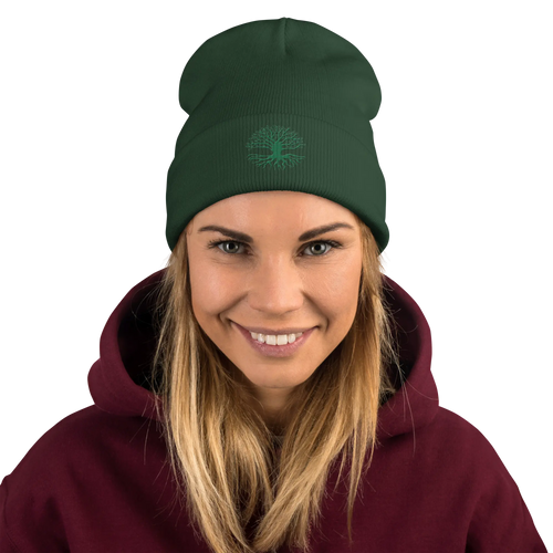 Roots Embroidered Beanie