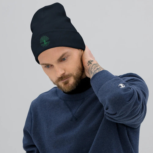 Roots Embroidered Beanie