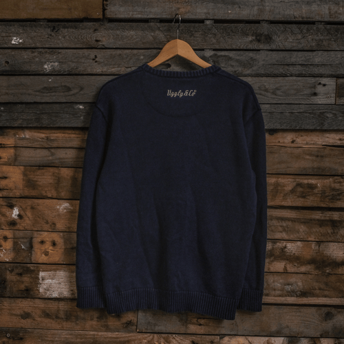 Navy U&C Knit Jumper