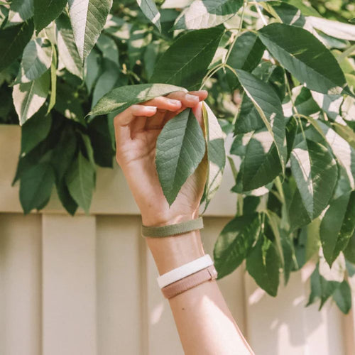 KOOSHOO Classics Organic Plastic-Free Hair Ties – 5 Pack