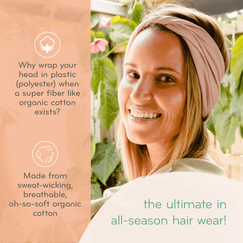 KOOSHOO Twist Headband Olive Branch – Organic Fairtrade