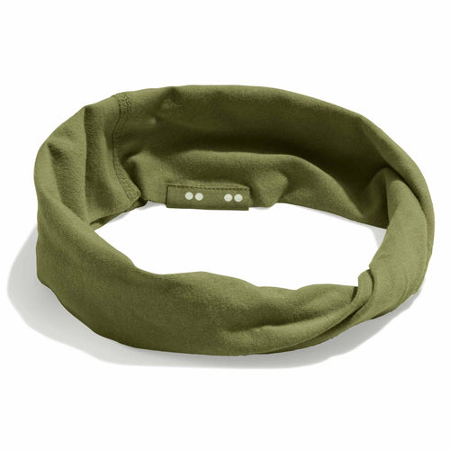 KOOSHOO Twist Headband Olive Branch – Organic Fairtrade