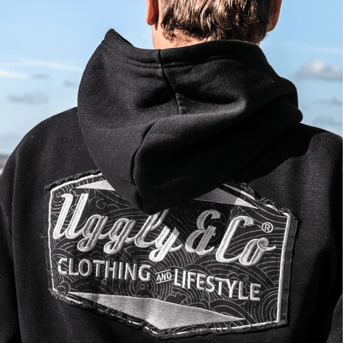Black Surf Diamond Hoodie