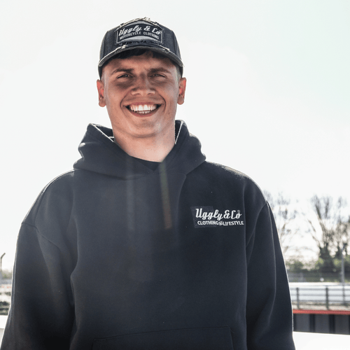 Black Surf Diamond Hoodie