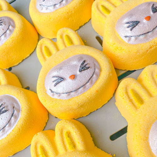 Labu Bath Bomb Yellow – Sherbet Lemon Scent