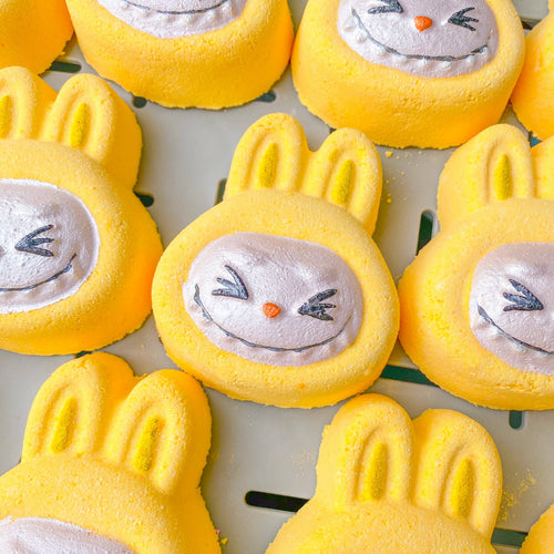 Labu Bath Bomb Yellow – Sherbet Lemon Scent