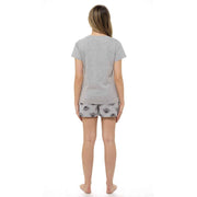 Daisy Dreamer Ladies Koala Bear Grey 100% Cotton T Shirt And Shorts Pyjama Set Summer