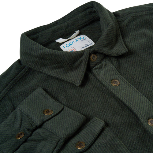 Laguna Brushed Button Up Overshirt