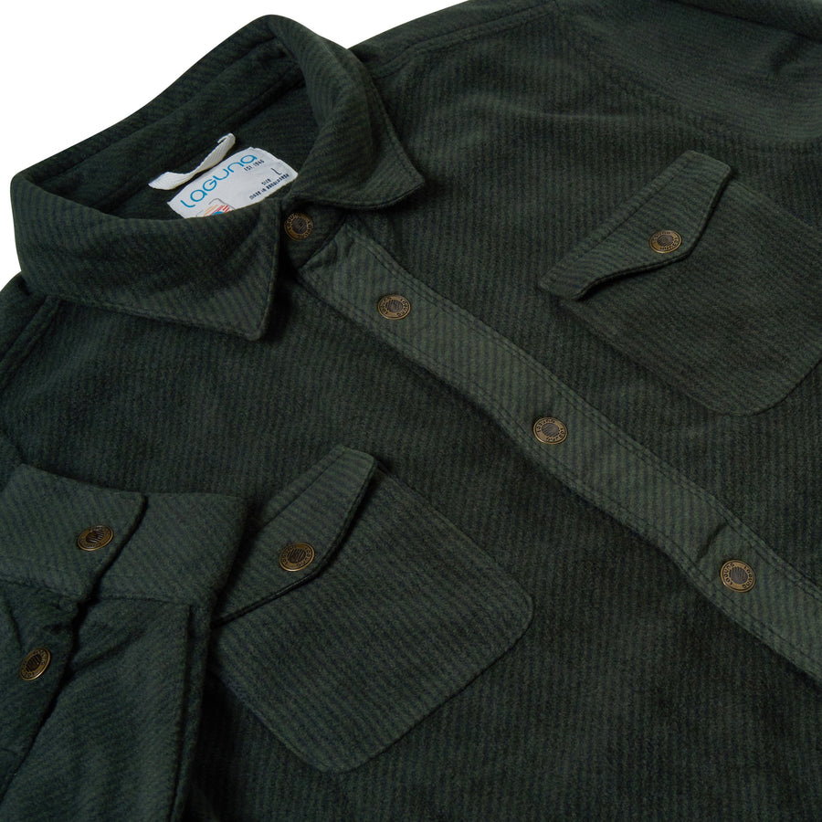 Laguna Brushed Button Up Overshirt