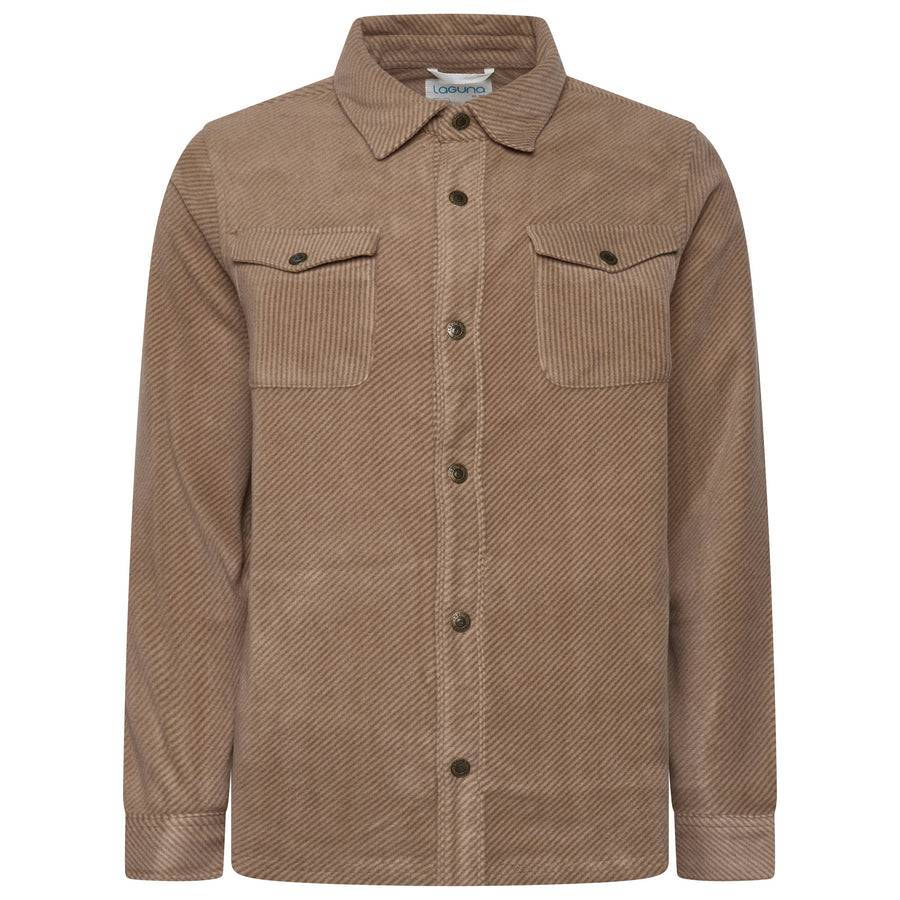 Laguna Brushed Button Up Overshirt