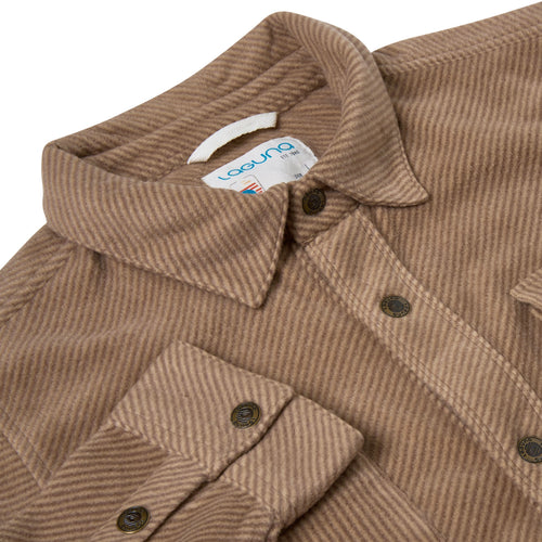 Laguna Brushed Button Up Overshirt