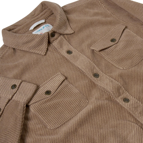 Laguna Brushed Button Up Overshirt