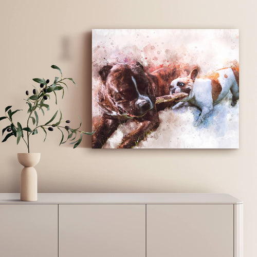 Personalised Pet Portrait - Canvas
