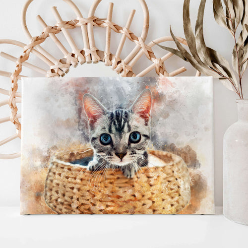 Personalised Pet Portrait - Canvas
