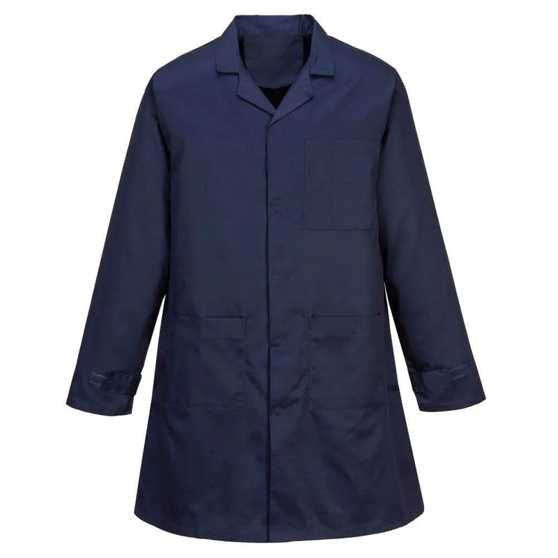 Portwest AS10 Anti-Static ESD Coat Navy XL