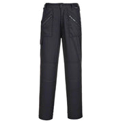 PORTWEST S687 WOMEN'S ACTION TROUSERS Black XS Regular