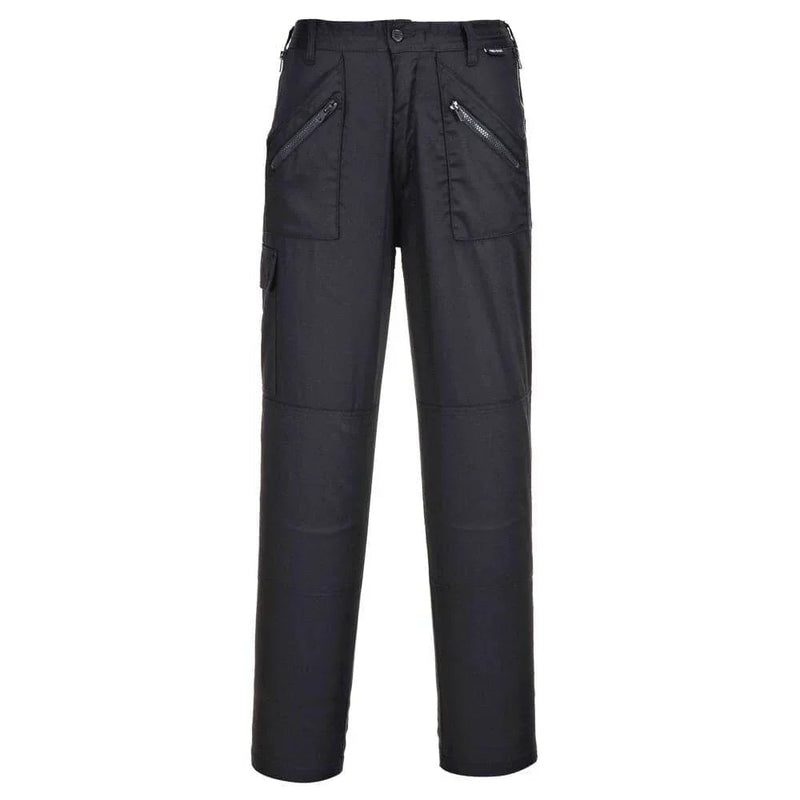 PORTWEST S687 WOMEN'S ACTION TROUSERS Black XS Regular