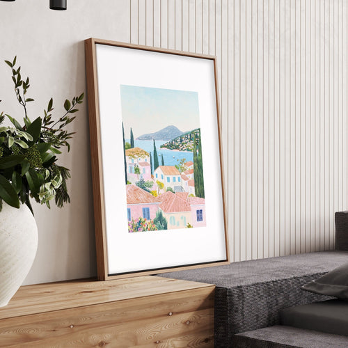 Large Canvas Pictures For Living Room | Set of 3 Beach Decor Wall art Prints