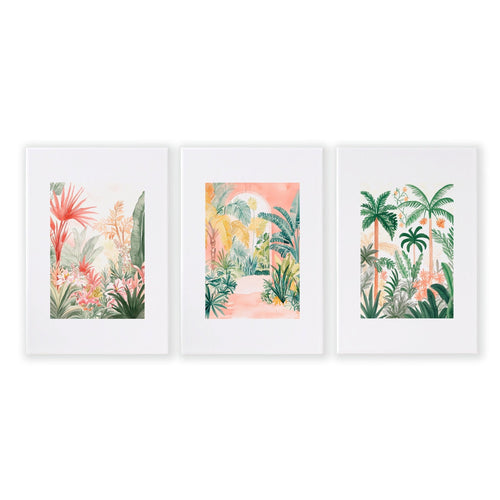 Large Canvas Wall Art For Living Room | Set of 3 Beach Decor Wall art Prints