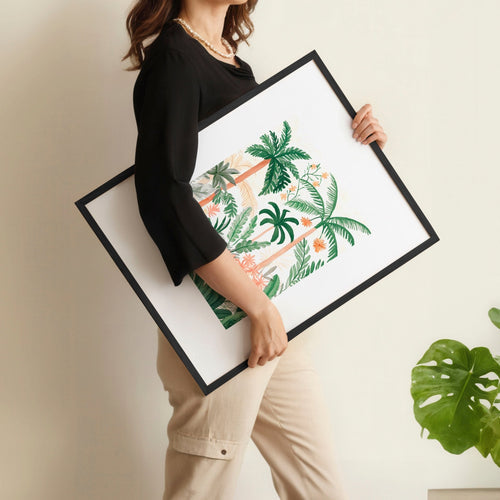 Large Canvas Wall Art For Living Room | Set of 3 Beach Decor Wall art Prints