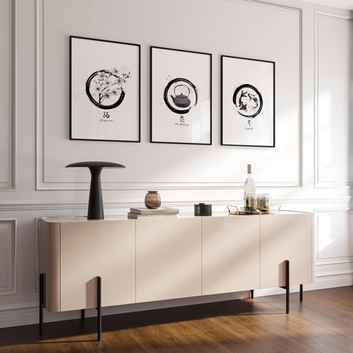 Pictures for Living Room Wall | Set of 3 Prints