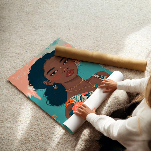 Large Pictures For Walls | Set of 3 Boho Women Wall art Prints