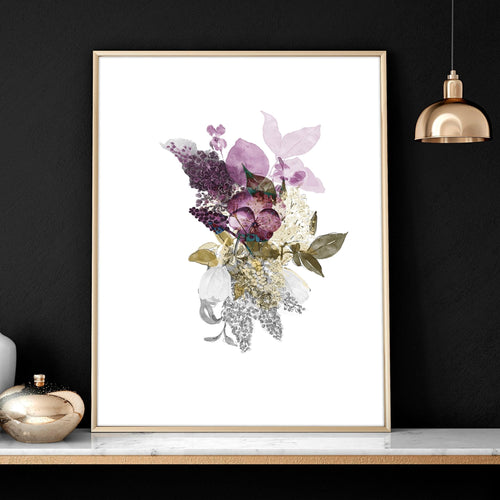 Set of 3 Wall Art – Large Floral Prints for Living Room