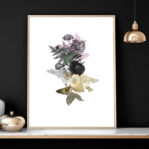 Set of 3 Wall Art – Large Floral Prints for Living Room