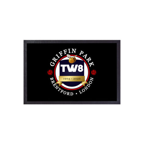 Brentford  Griffin Park  - Football Legends - Door Mat -60cm X 40cm
