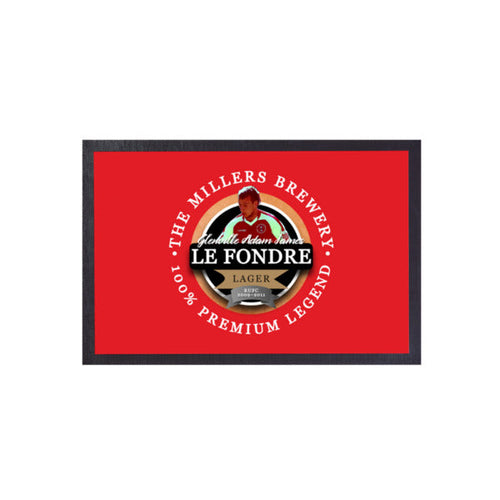 Rotherham Lefondre  - Football Legends - Door Mat -60cm X 40cm