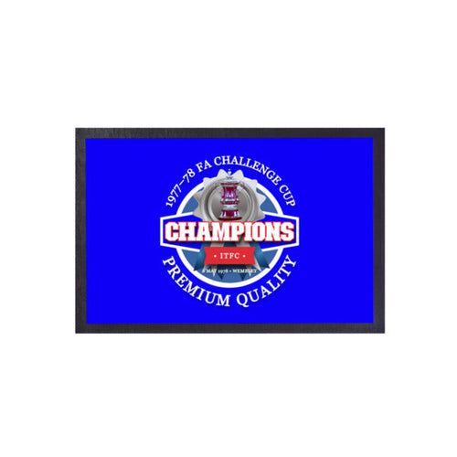 Ipswich FA Cup  - Football Legends - Door Mat -60cm X 40cm