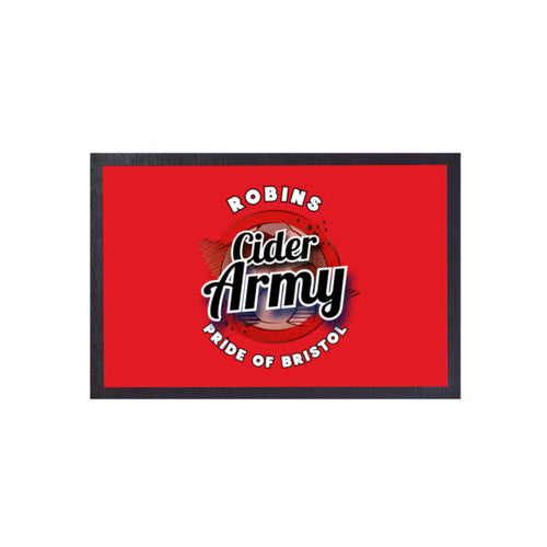 Bristol Cider Army  - Football Legends - Door Mat -60cm X 40cm