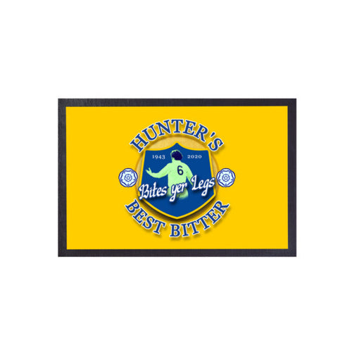 Leeds Hunter - Football Legends - Door Mat -60cm X 40cm
