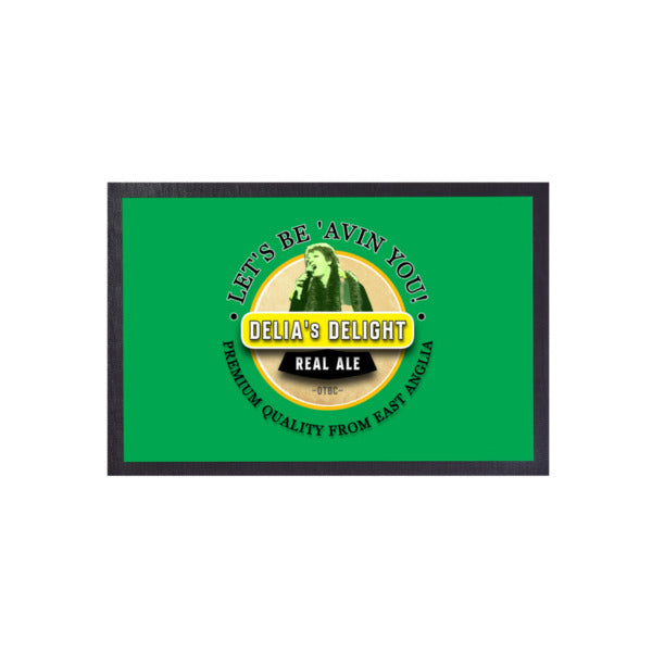 Norwich Delia Smith  - Football Legends - Door Mat -60cm X 40cm