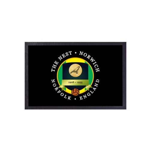 Norwich The Nest  - Football Legends - Door Mat -60cm X 40cm