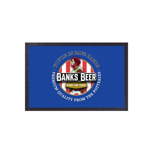 Stoke Victoria Banks - Football Legends - Door Mat -60cm X 40cm