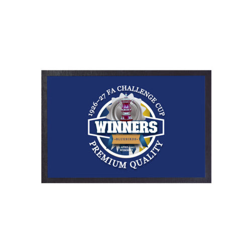 Cardiff FA Cup  - Football Legends - Door Mat -60cm X 40cm